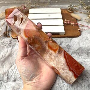 Gorgeous Large Carnelian Tower Obelisk